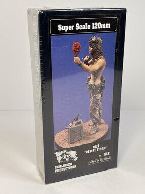 SEALED Verlinden Super Scal 120mm Miss Desert Storm  912 Figure NEW BM